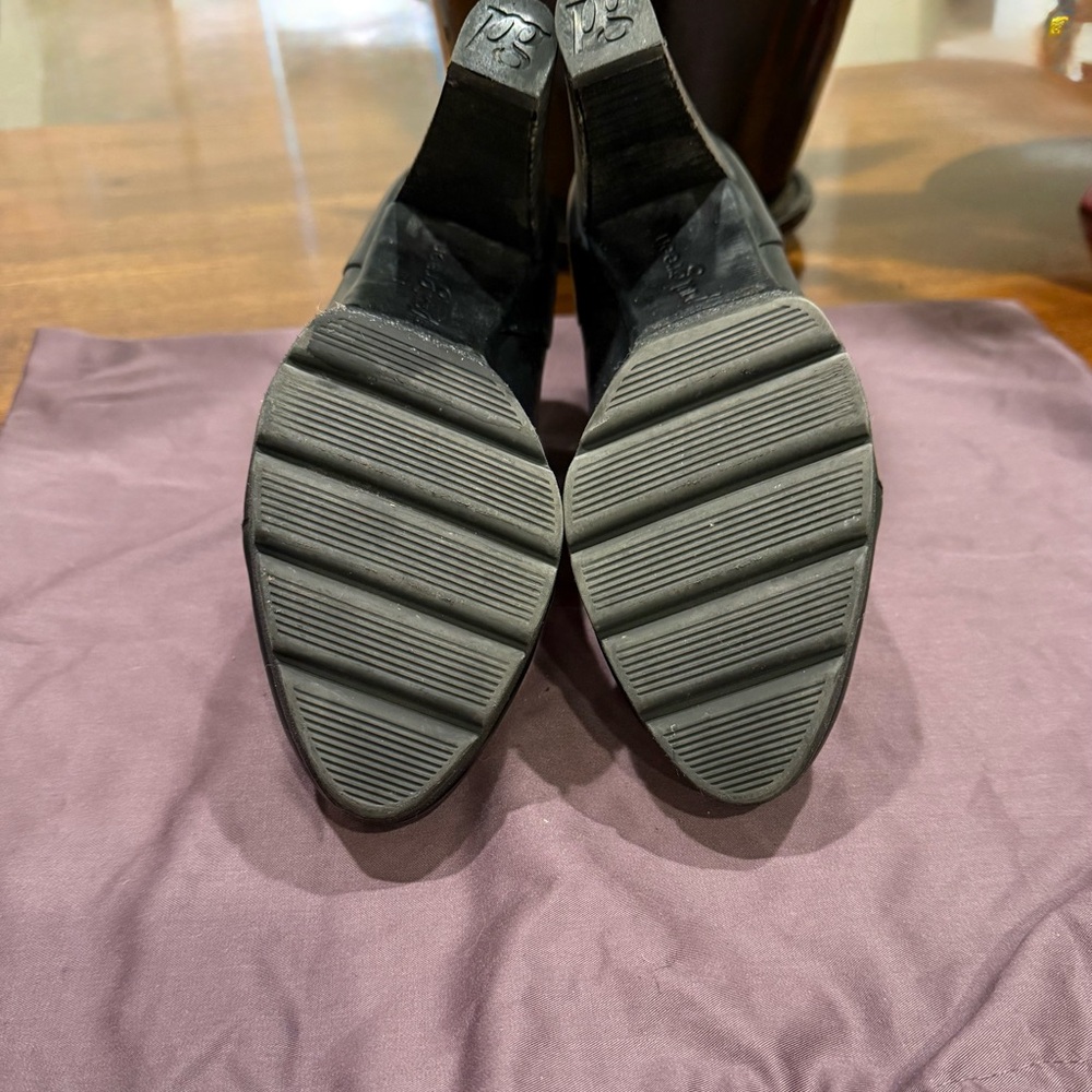 Paul Green Black Women's Lace-Up Ankle Boots Sz 5.5 UK / 8 US - Picture 5 of 6